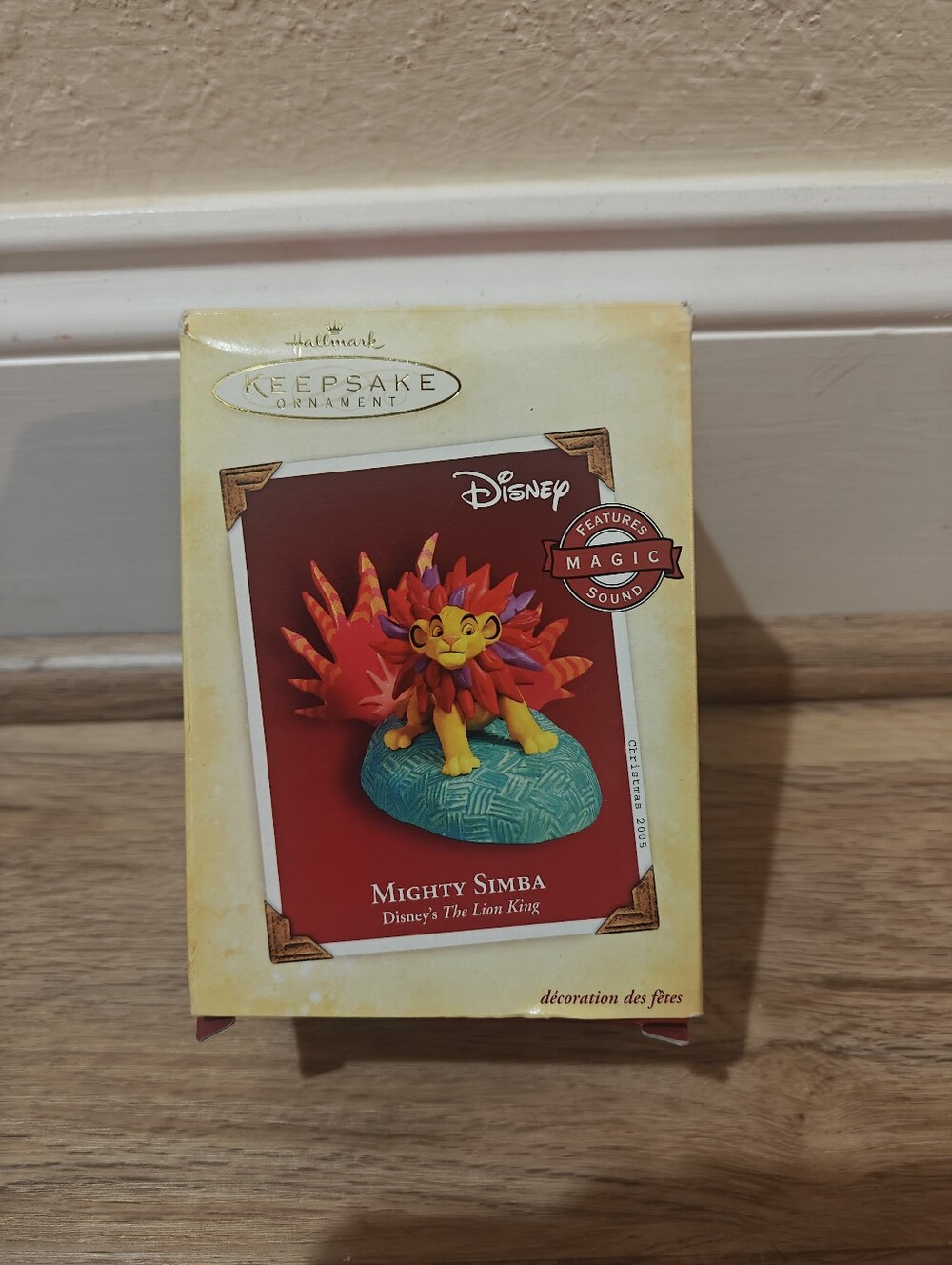 Mighty Simba, The Lion King, Disney Hallmark Keepsake Ornament 2005